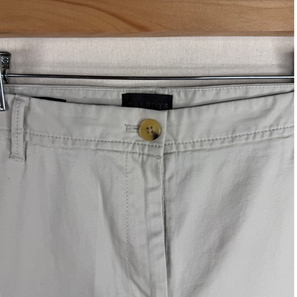 Talbots Relaxed‎ Chino Pants size 14 Beige - Picture 5 of 11